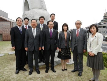 2013.3.22 　益田市で民主県民クラブの県内調査