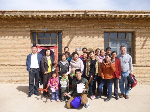 2013.3.19　中国塩池県の農村を訪問